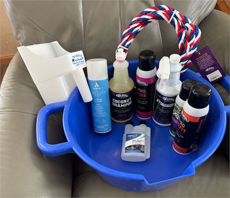 Show Supply Basket donated by Top-Notch Feeds